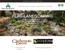 Tablet Screenshot of flaglandscaping.com